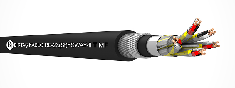 RE-2X(St)Yv-fl TIMF    80°C  /  300 V Cu-XLPE-ISCR-OSCR-PVC